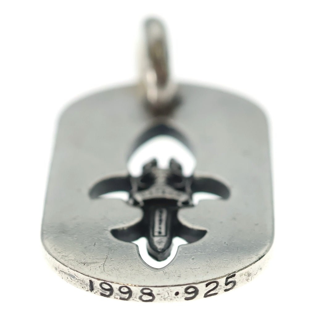 CHROME HEARTS(クロムハーツ) D TAG SML FLE DAG フレアダガードッグタグ スモールドッグタグ ネックレストップ シルバー