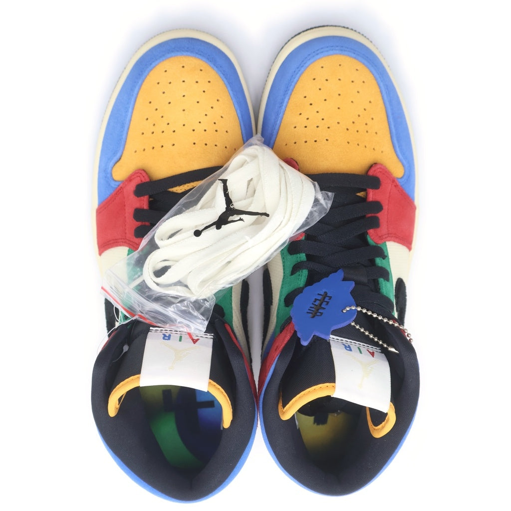 NIKE(ナイキ) ×Blue The Great Air Jordan 1 Mid CU2805-100 ブルー ザ グリート エアジョーダン1 ミッド ミドルカットスニーカー シューズ マルチ US9/27cm