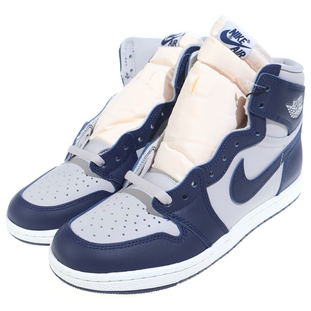 NIKE(ナイキ) AIR JORDAN 1 HI 85 Georgetown BQ4422-400 エアジョーダン1 ハイ 85 ジョージタウン ハイカットスニーカーシューズ グレー/ネイビー US9/27cm