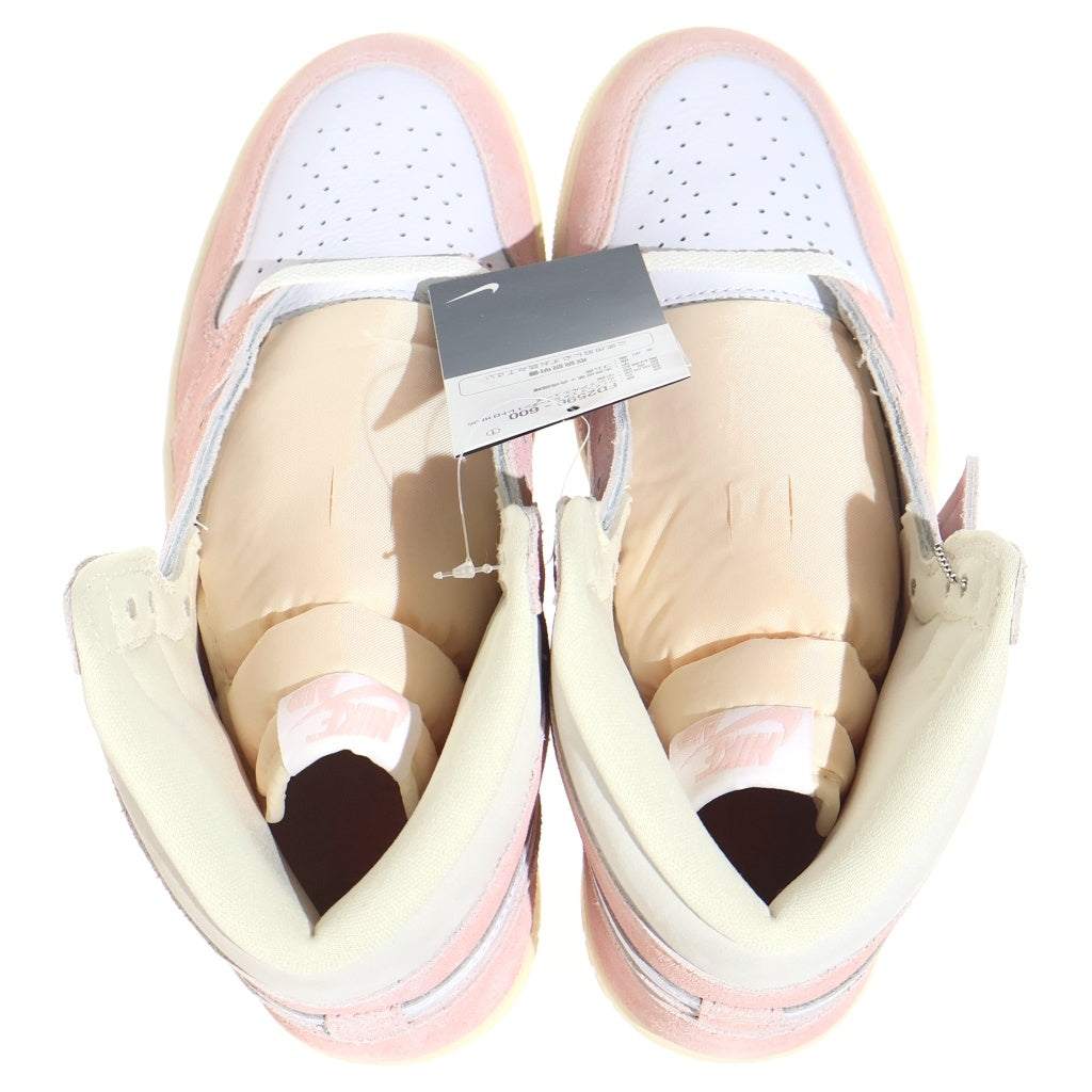 NIKE(ナイキ) WMNS AIR JORDAN 1 HIGH OG Washed Pink FD2596-600 ウィメンズ エアジョーダン 1 ハイ ウォッシュドピンク ハイカットスニーカーシューズ ピンク US10/27cm
