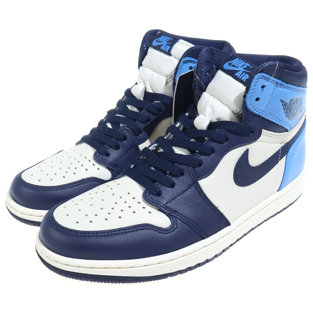 NIKE(ナイキ) AIR JORDAN 1 HIGH OG Obsidian 555088-140 エアジョーダン1 ハイ オブシディアン ハイカットスニーカーシューズ ネイビー/ブルー/ホワイト US9/27cm