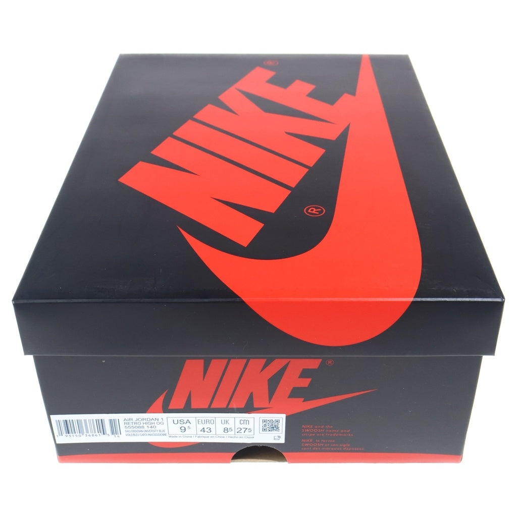 NIKE(ナイキ) AIR JORDAN 1 HIGH OG Obsidian 555088-140 エアジョーダン1 ハイ オブシディアン ハイカットスニーカーシューズ ネイビー/ブルー/ホワイト US9/27cm