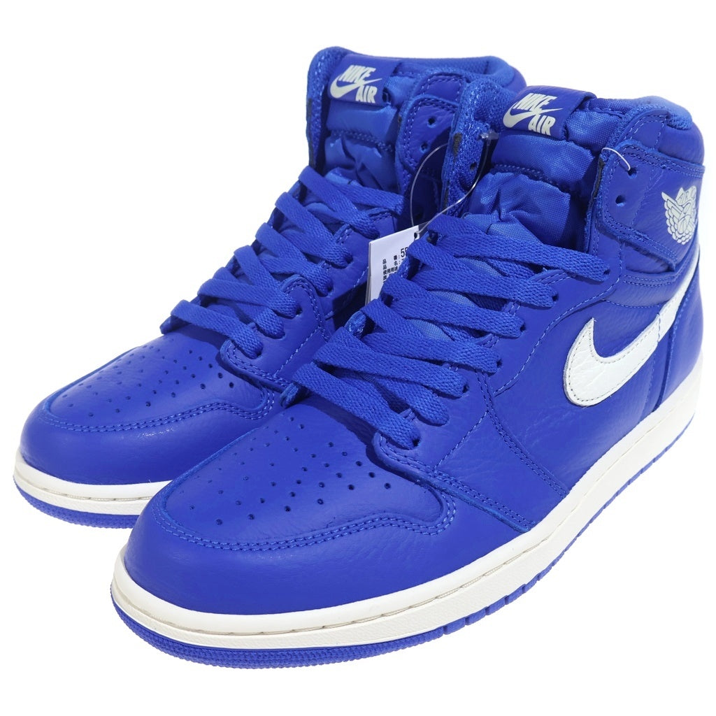 NIKE(ナイキ) AIR JORDAN 1 HIGH OG Hyper Royal 555088-401 エアジョーダン1 ハイ ハイパーロイヤル ハイカットスニーカーシューズ ブルー US9.5/27.5cm