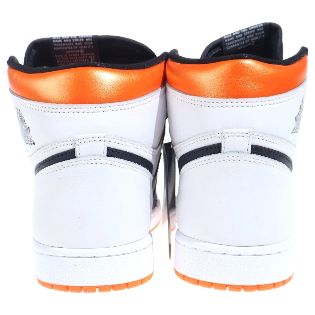 NIKE(ナイキ) AIR JORDAN 1 HIGH OG Electro Orange 555088-180 エアジョーダン1 ハイ エレクトロオレンジ ハイカットスニーカーシューズ オレンジ/ホワイト US9/27cm