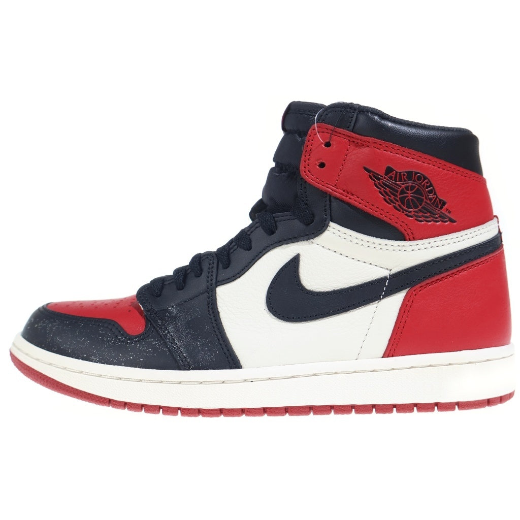 NIKE(ナイキ) AIR JORDAN 1 HIGH OG Bred Toe 555088-610 エアジョーダン1 ハイ ブレッドトゥ ハイカットスニーカーシューズ レッド/ホワイト US9/27cm