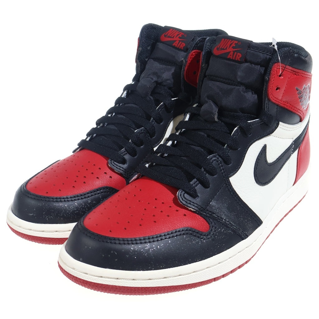 NIKE(ナイキ) AIR JORDAN 1 HIGH OG Bred Toe 555088-610 エアジョーダン1 ハイ ブレッドトゥ ハイカットスニーカーシューズ レッド/ホワイト US9/27cm