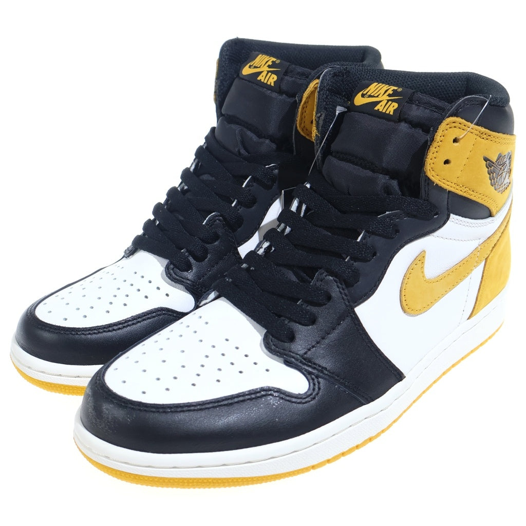 NIKE(ナイキ) AIR JORDAN 1 HIGH OG Yellow Ochre 555088-109 エアジョーダン1 ハイ イエローオークル ハイカットスニーカーシューズ イエロー/ホワイト US9.5/27.5cm