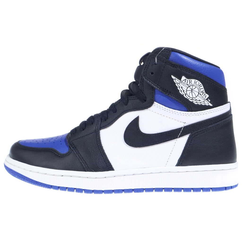 NIKE(ナイキ) AIR JORDAN 1 HIGH OG Royal Toe 555088-041 エアジョーダン1 ハイ ロイヤルトゥ ハイカットスニーカーシューズ ブラック/ブルー US9/27cm