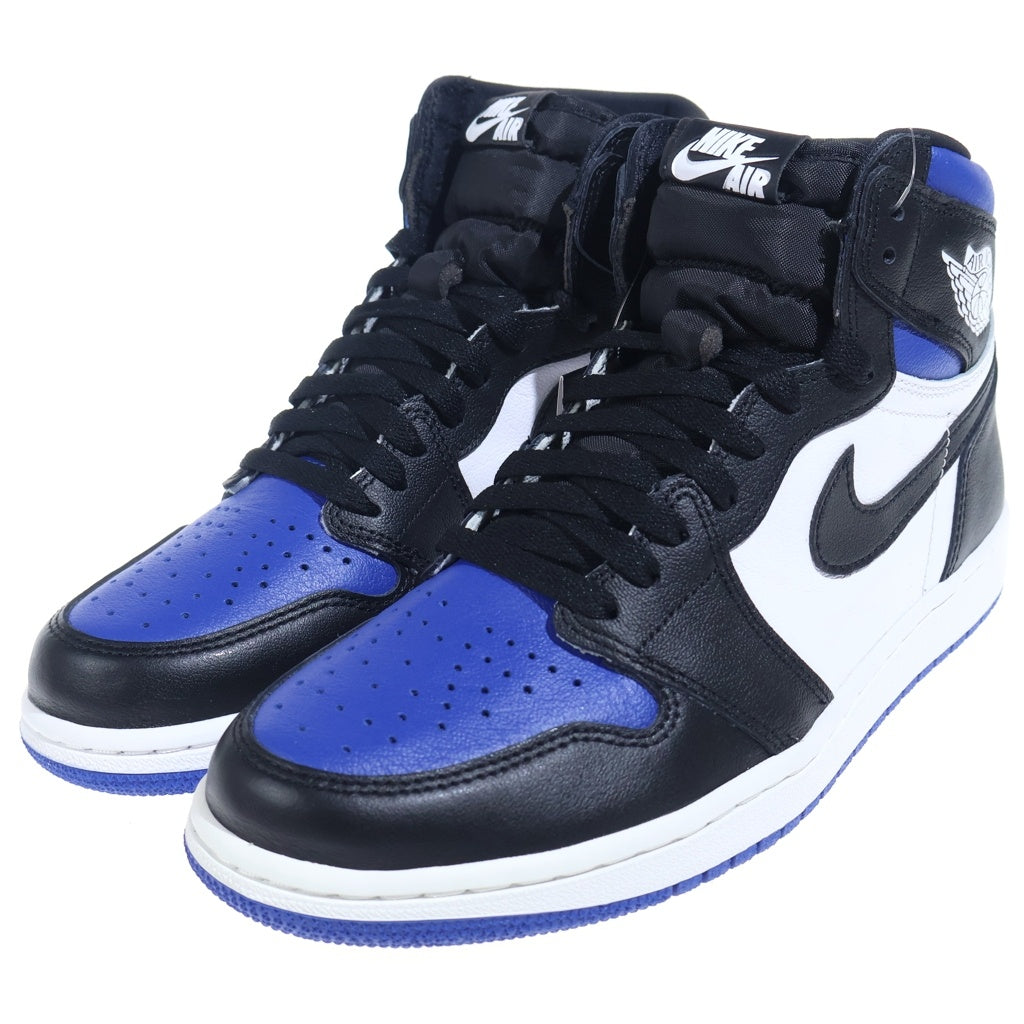 NIKE(ナイキ) AIR JORDAN 1 HIGH OG Royal Toe 555088-041 エアジョーダン1 ハイ ロイヤルトゥ ハイカットスニーカーシューズ ブラック/ブルー US9/27cm