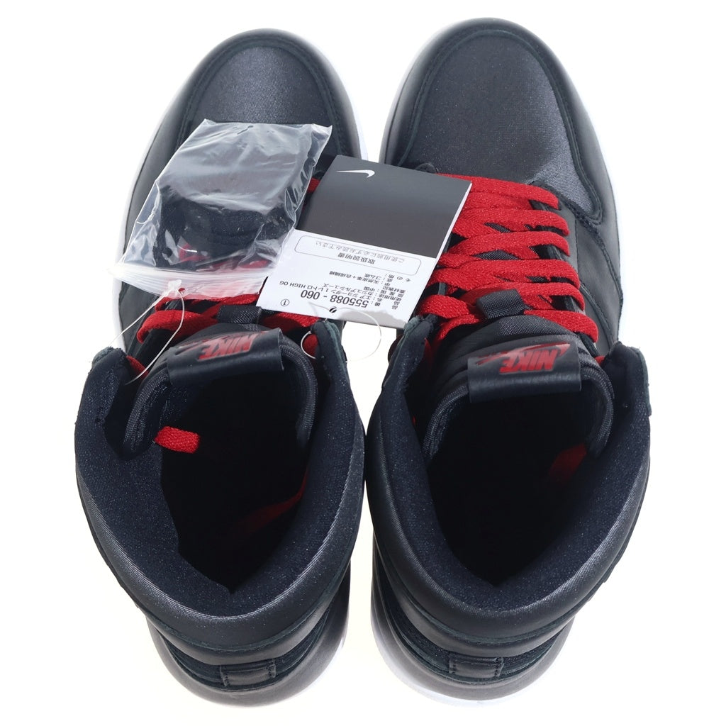 NIKE(ナイキ) AIR JORDAN 1 HIGH OG 555088-060 エアジョーダン1 ハイカットスニーカーシューズ ブラック US9.5/27.5cm