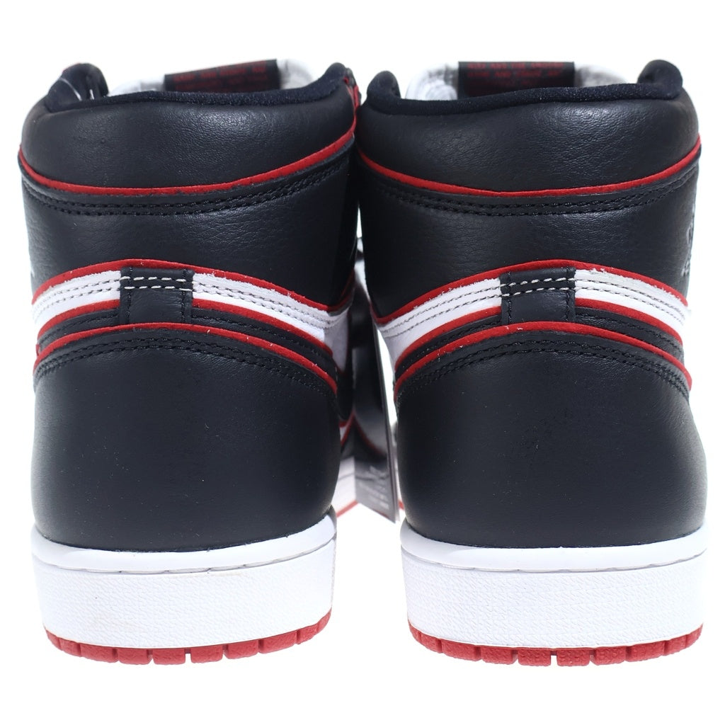 NIKE(ナイキ) AIR JORDAN 1 HIGH OG Blood Line 555088-062 エアジョーダン1 ハイ ブラッドライン ハイカットスニーカーシューズ ブラック/レッド US9/27cm