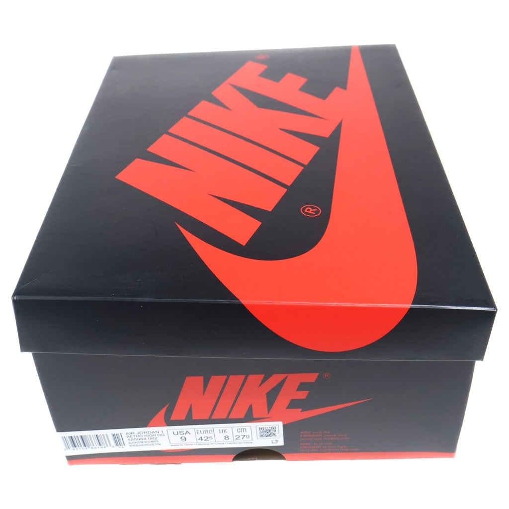 NIKE(ナイキ) AIR JORDAN 1 HIGH OG Blood Line 555088-062 エアジョーダン1 ハイ ブラッドライン ハイカットスニーカーシューズ ブラック/レッド US9/27cm