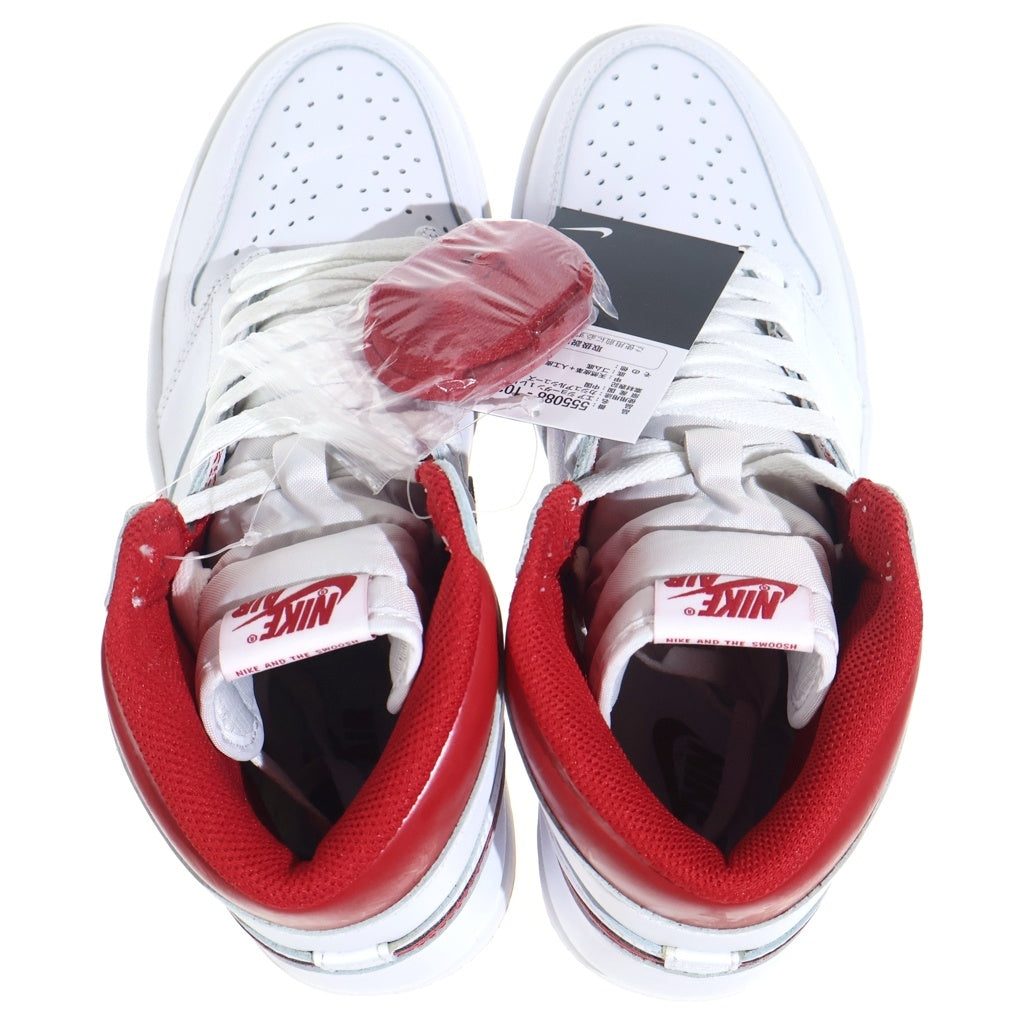 NIKE(ナイキ) AIR JORDAN 1 HIGH OG Metallic Red 555088-103 エアジョーダン1 ハイ メタリックレッド ハイカットスニーカーシューズ ホワイト/レッド US10/28cm