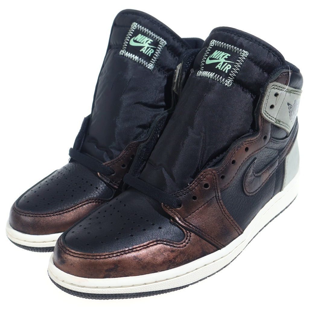 NIKE(ナイキ) AIR JORDAN 1 HIGH OG Rust Shadow 555088-033 エアジョーダン1 ハイ ラストシャドウ ハイカットスニーカーシューズ ブラック/ブラウン US9/27cm