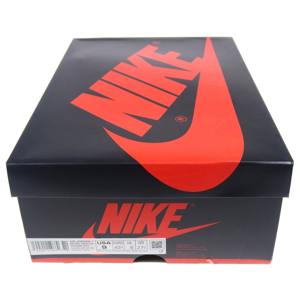 NIKE(ナイキ) AIR JORDAN 1 HIGH OG Rust Shadow 555088-033 エアジョーダン1 ハイ ラストシャドウ ハイカットスニーカーシューズ ブラック/ブラウン US9/27cm