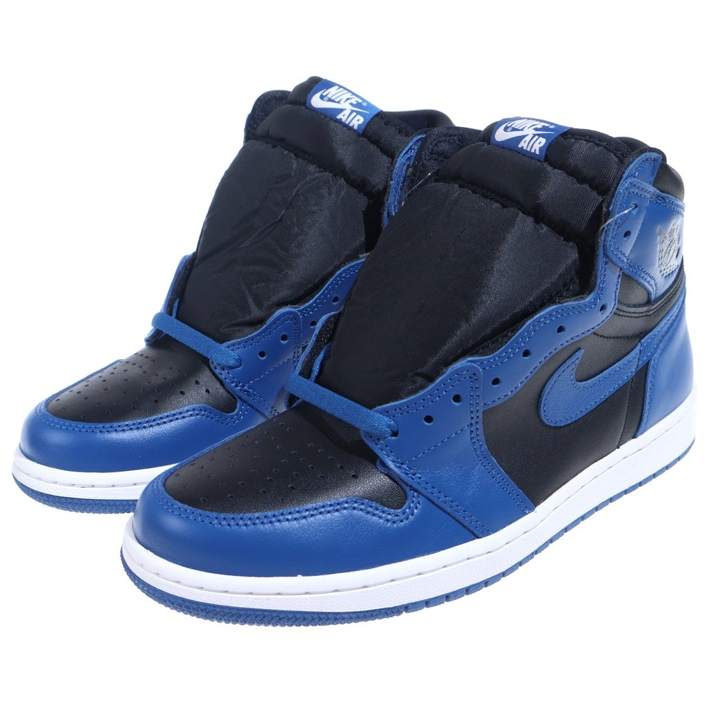 NIKE(ナイキ) AIR JORDAN 1 HIGH OG Dark Marina Blue 555088-404 エアジョーダン1 ハイ ダークマリーナブルー ハイカットスニーカーシューズ ブラック/ブルー US9/27cm