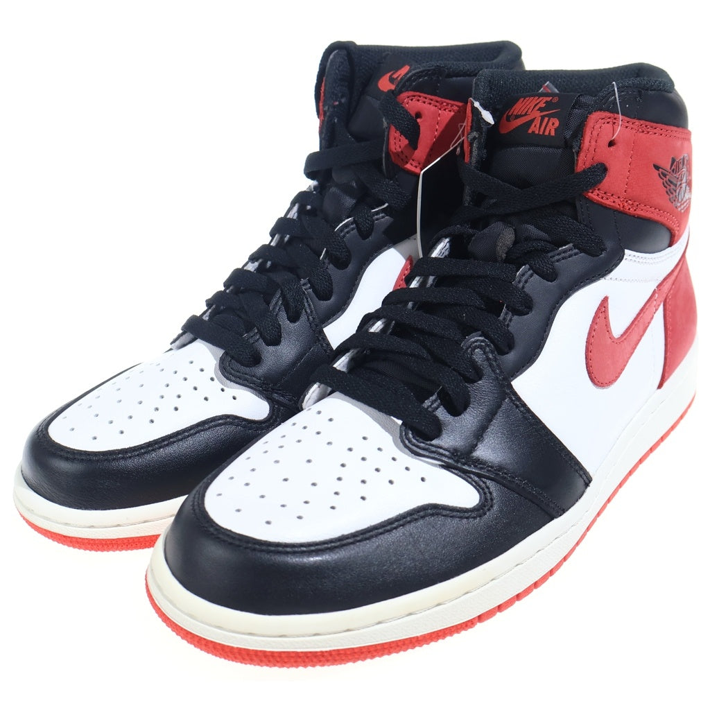 NIKE(ナイキ) AIR JORDAN 1 HIGH OG Track Red 555088-112 エアジョーダン1 ハイ トラックレッド ハイカットスニーカーシューズ ブラック/レッド US9.5/27.5cm