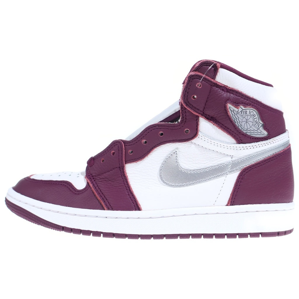 NIKE(ナイキ) AIR JORDAN 1 HIGH OG Bordeaux 555088-611 エアジョーダン1 ハイ ボルドー ハイカットスニーカーシューズ ボルドー/ホワイト US9/27cm