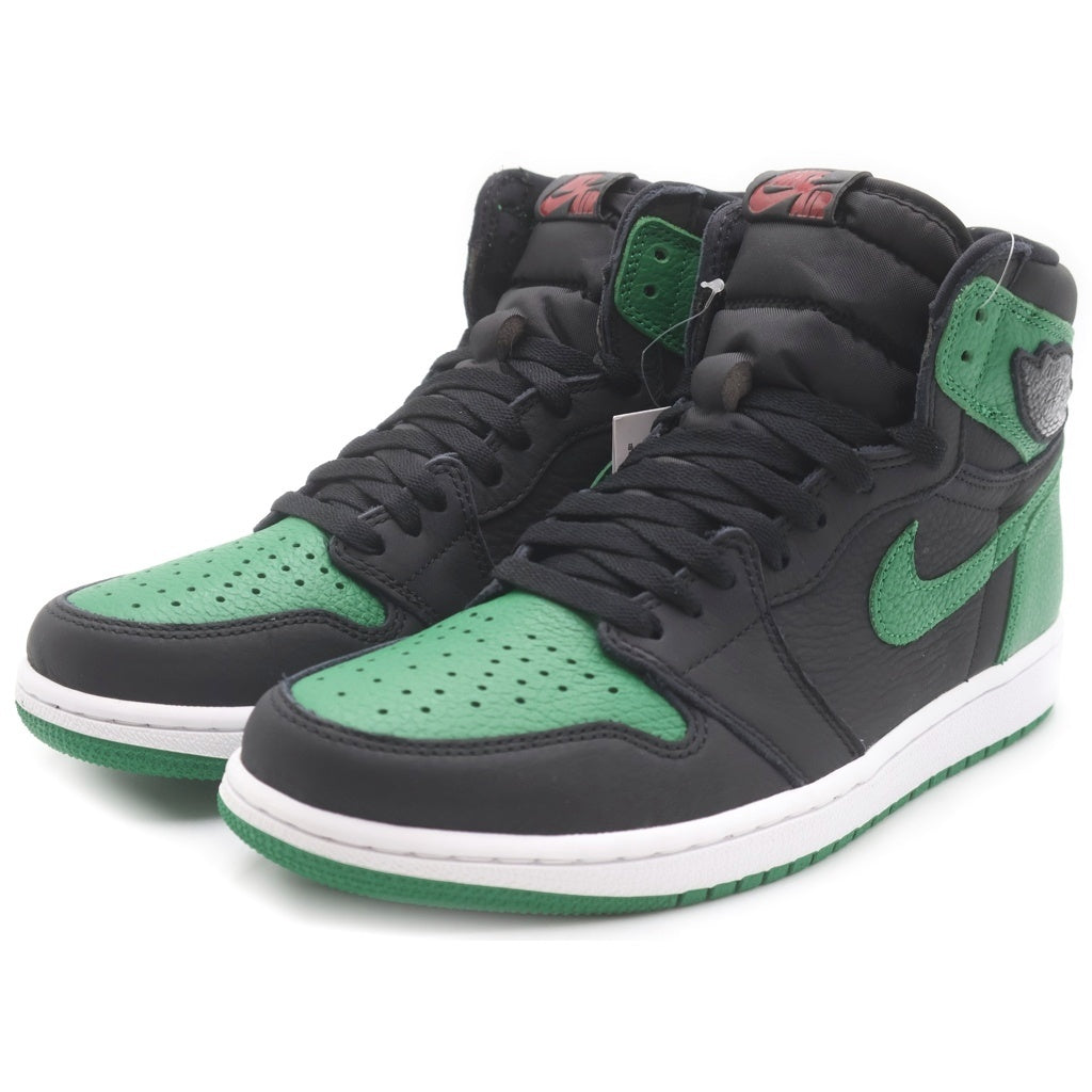 NIKE(ナイキ) AIR JORDAN 1 HIGH OG Pine Green 555088-030 エアジョーダン1 ハイ パイングリーン ハイカットスニーカーシューズ ブラック/グリーン US9.5/27.5cm