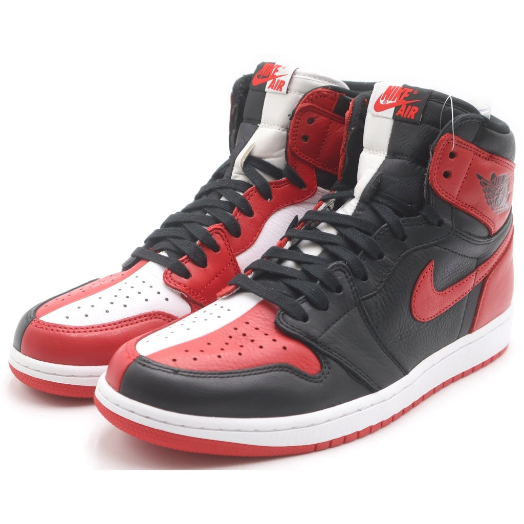 NIKE(ナイキ) AIR JORDAN 1 RETRO HIGH OG NRG HOMAGE TO HOME 861428-061 エアジョーダン1 オマージュトゥホーム ハイカットスニーカー ブラック/レッド US10.5/28.5cm