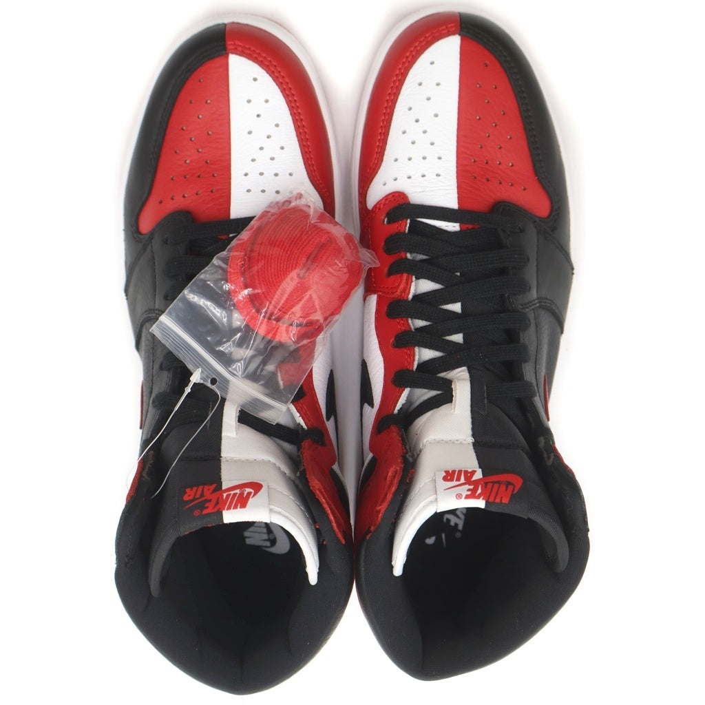 NIKE(ナイキ) AIR JORDAN 1 RETRO HIGH OG NRG HOMAGE TO HOME 861428-061 エアジョーダン1 オマージュトゥホーム ハイカットスニーカー ブラック/レッド US10.5/28.5cm