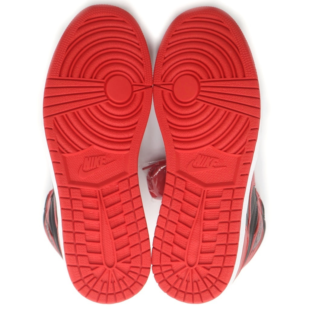 NIKE(ナイキ) AIR JORDAN 1 RETRO HIGH OG NRG HOMAGE TO HOME 861428-061 エアジョーダン1 オマージュトゥホーム ハイカットスニーカー ブラック/レッド US10.5/28.5cm