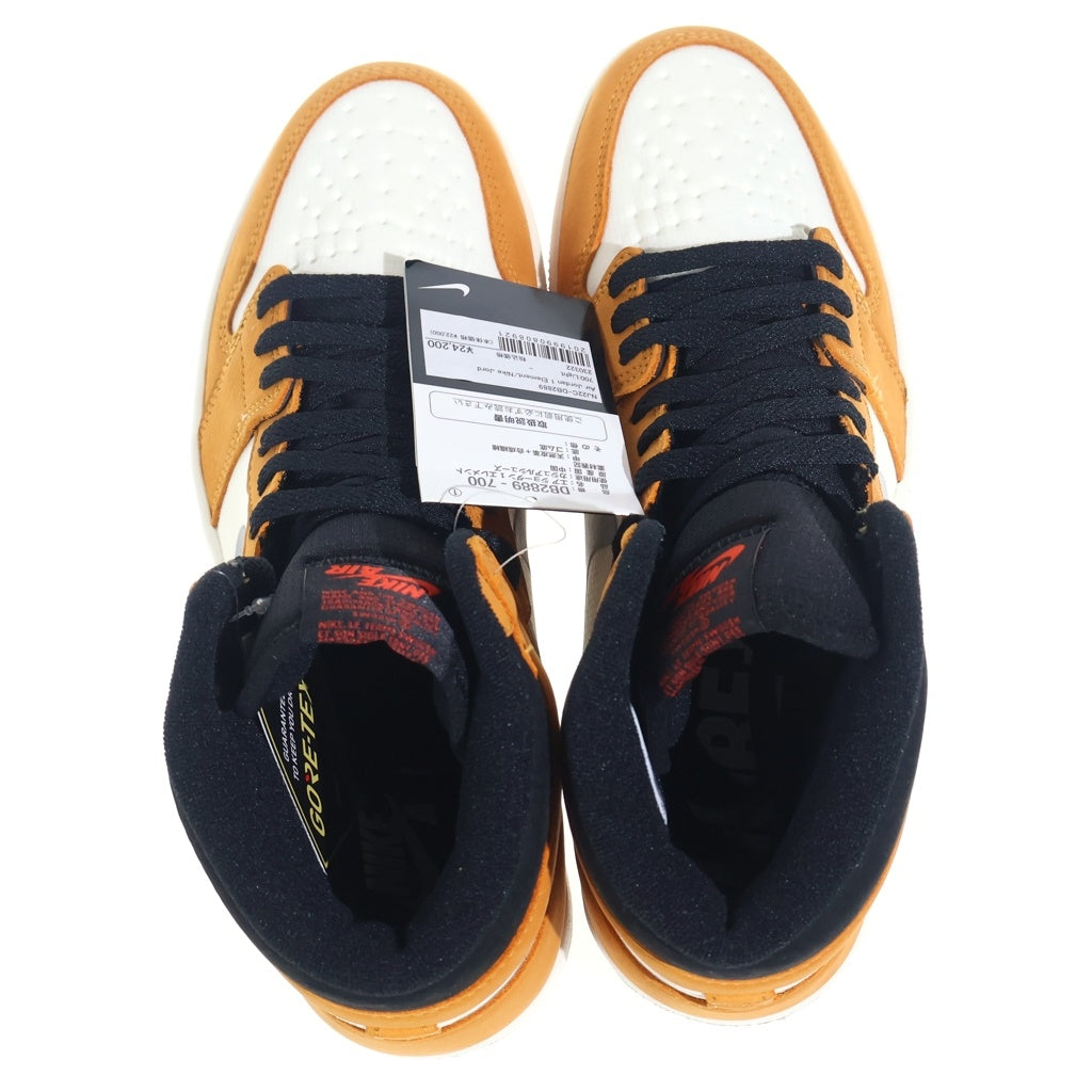 NIKE(ナイキ) AIR JORDAN 1 ELEMENT GORE-TEX LIGHT CURRY DB2889-700 エアジョーダン1エレメント ゴアテックス ライトカレー ハイカットスニーカー イエロー US9/27cm