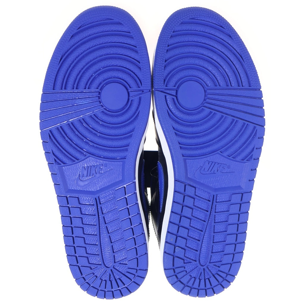 NIKE(ナイキ) AIR JORDAN 1 MID HYPER ROYAL 554724-068 エアジョーダン1 ミッド ハイパーロイヤル ミドルカットスニーカー ブルー/ブラック US9/27cm