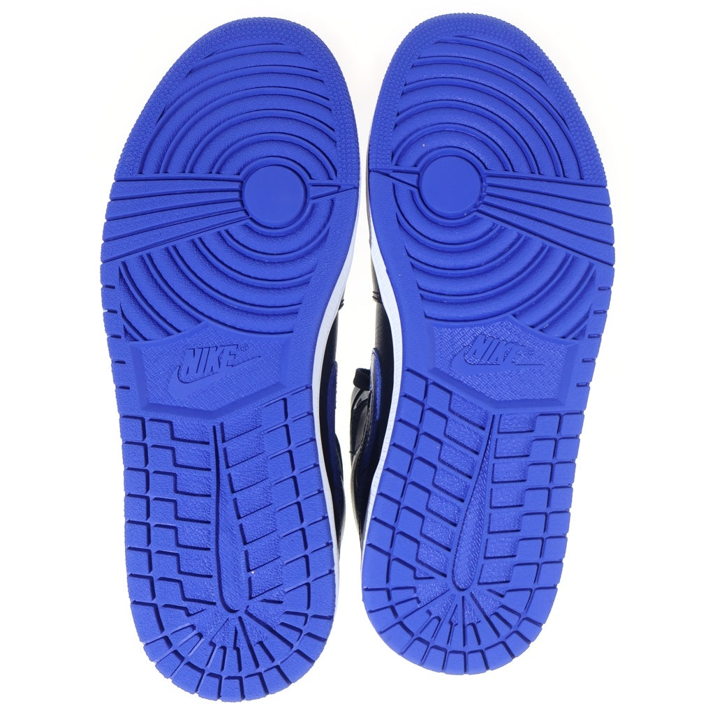 NIKE(ナイキ) AIR JORDAN 1 MID HYPER ROYAL 554724-077 エアジョーダン1 ミッド ハイパーロイヤル ミドルカットスニーカー ブルー/ブラック US9/27cm