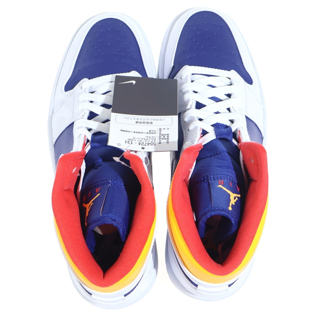 NIKE(ナイキ) AIR JORDAN 1 MID 554724-131 エアジョーダン1 ミッド ミドルカットスニーカー マルチ US9/27cm