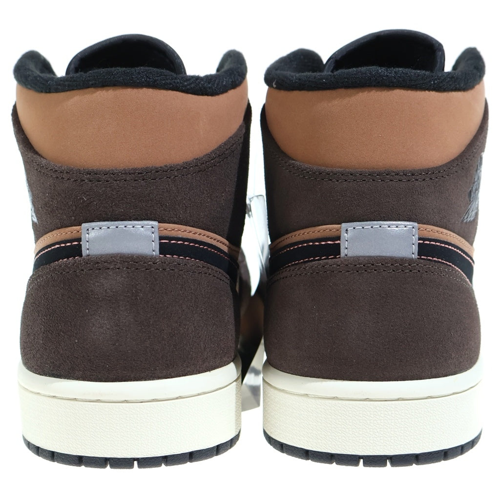 NIKE(ナイキ) AIR JORDAN 1 MID Dark Chocolate DC7294-200 エアジョーダン1 ミッド ダークチョコレート ミドルカットスニーカー ブラウン US9/27cm