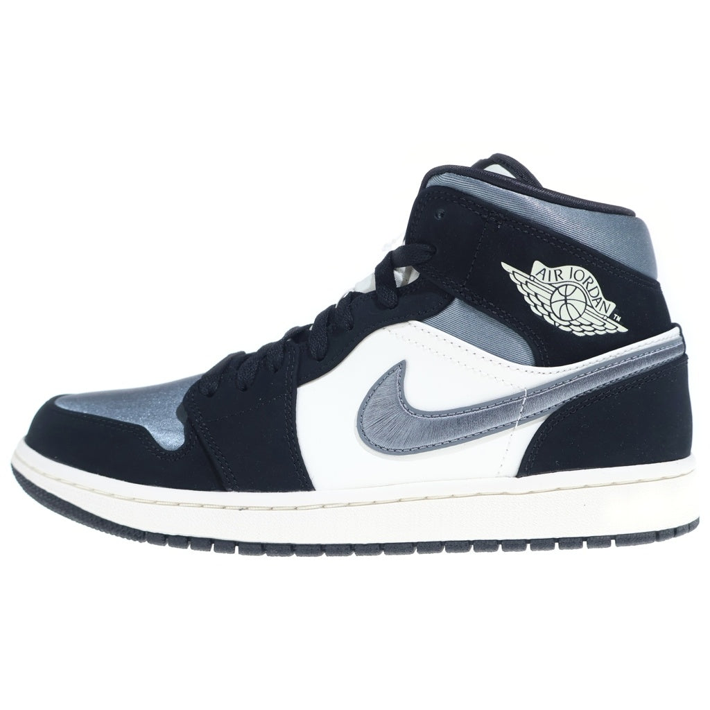 NIKE(ナイキ) AIR JORDAN 1 MID SE 852542-011 エアジョーダン1 ミッドカットスニーカー ホワイト/ブラック US9/27cm