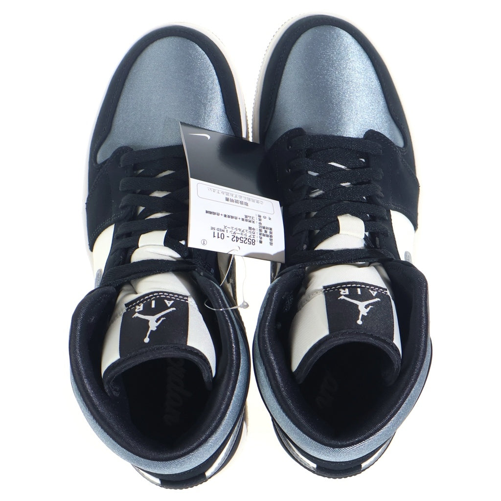 NIKE(ナイキ) AIR JORDAN 1 MID SE 852542-011 エアジョーダン1 ミッドカットスニーカー ホワイト/ブラック US9/27cm