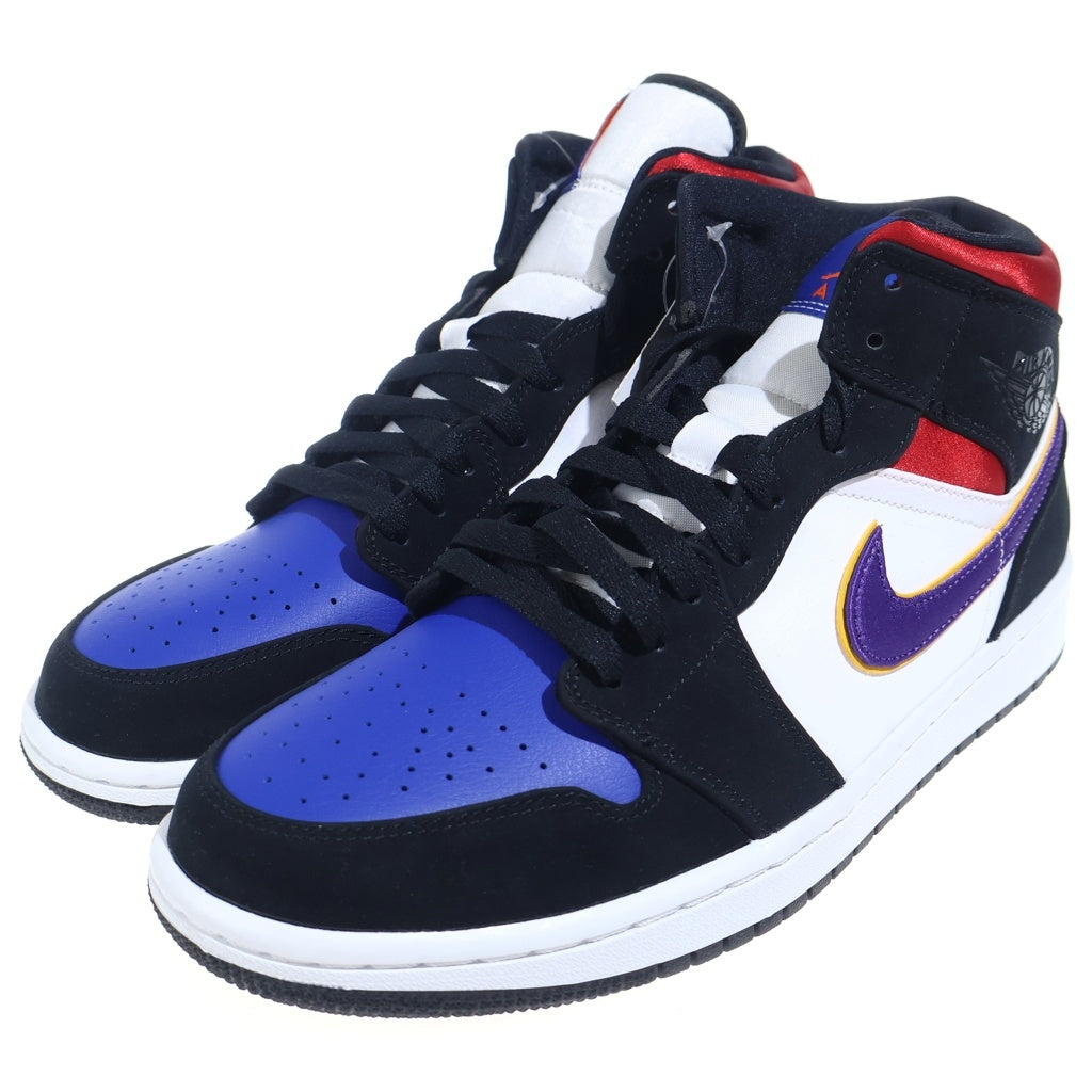NIKE(ナイキ) AIR JORDAN 1 MID LAKERS TOP 3 852542-005 エアジョーダン1 レイカーズトップ3 ミッドカットスニーカー マルチ US9/27cm
