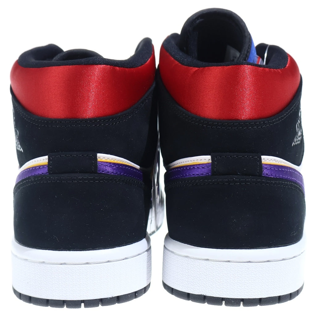 NIKE(ナイキ) AIR JORDAN 1 MID LAKERS TOP 3 852542-005 エアジョーダン1 レイカーズトップ3 ミッドカットスニーカー マルチ US9/27cm