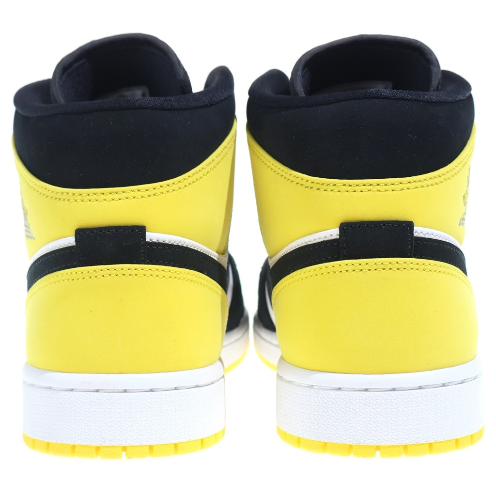 NIKE(ナイキ) AIR JORDAN 1 MID SE 852542-071 エアジョーダン1 ミッド ミドルカットスニーカー シューズ イエロー/ブラック US9/27cm