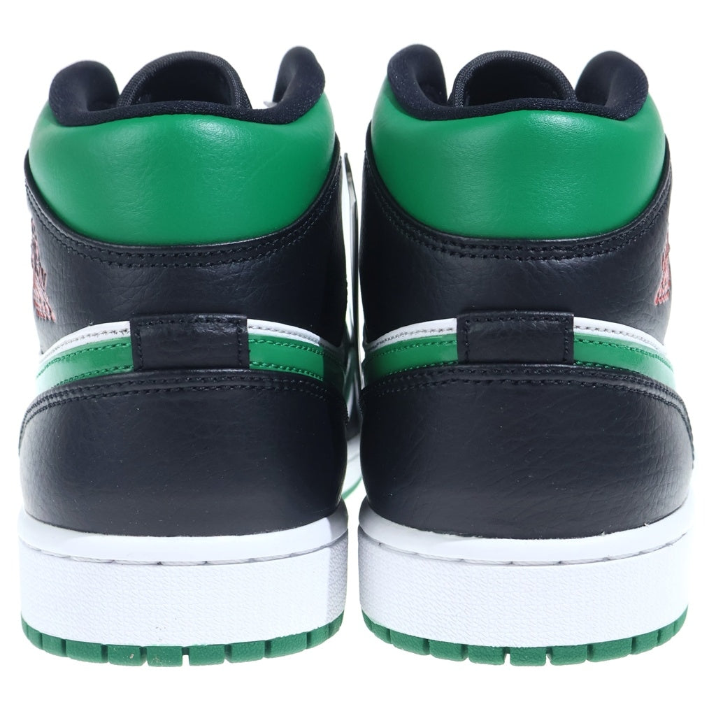 NIKE(ナイキ) AIR JORDAN 1 MID PINE GREEN 554724-067 エアジョーダン 1 ミッド パイングリーン ミッドカットスニーカー グリーン/ブラック US9/27cm