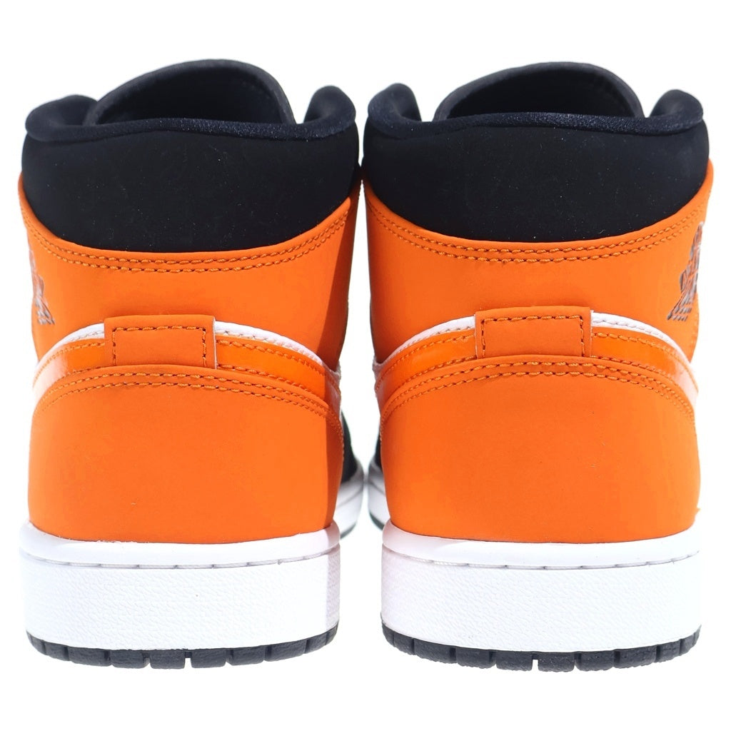 NIKE(ナイキ) AIR JORDAN 1 MID SHATTERED BACKBOARD 554724-058 エアジョーダン シャッタードバックボード ミッドカットスニーカー オレンジ/ホワイト US9/27cm