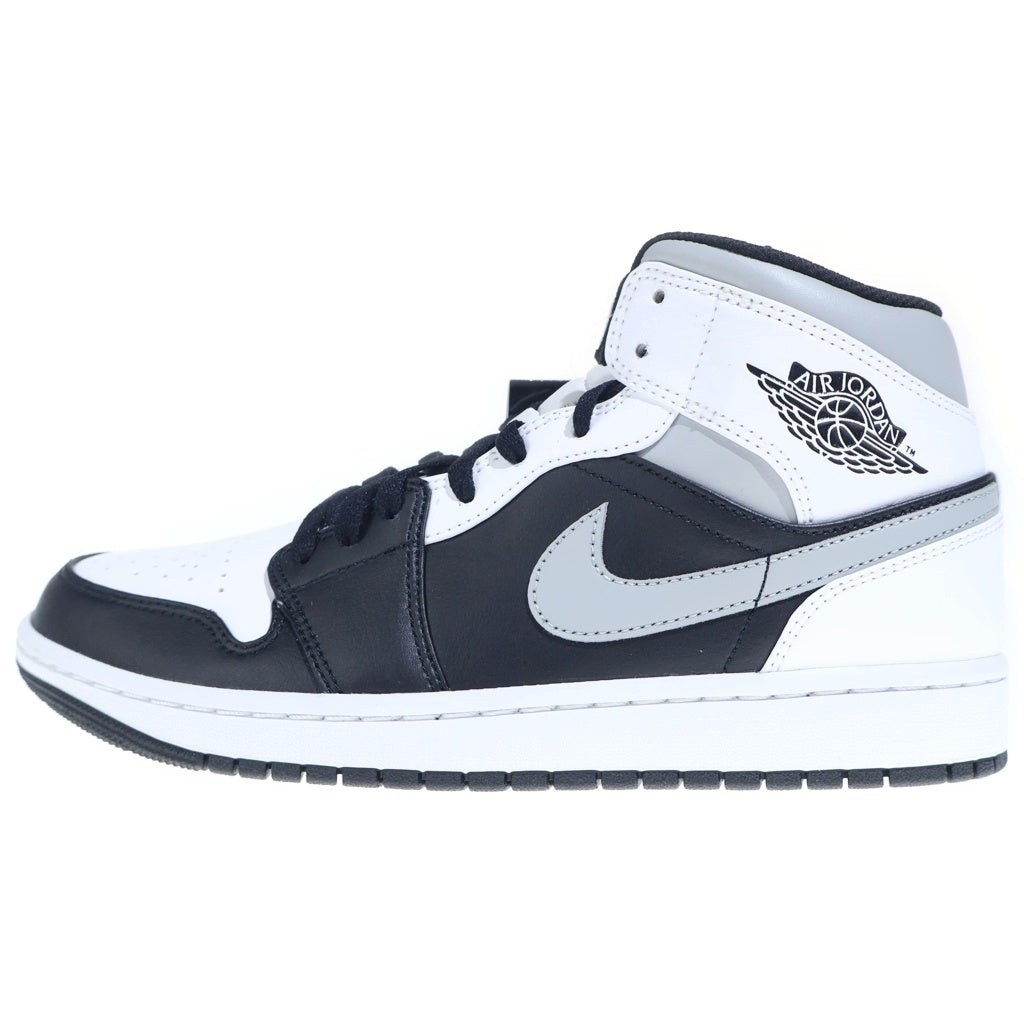 NIKE(ナイキ) AIR JORDAN 1 MID White Shadow 554724-073 エアジョーダン1 ミッド ホワイトシャドウ ミドルカットスニーカー グレー/ブラック US9/27cm