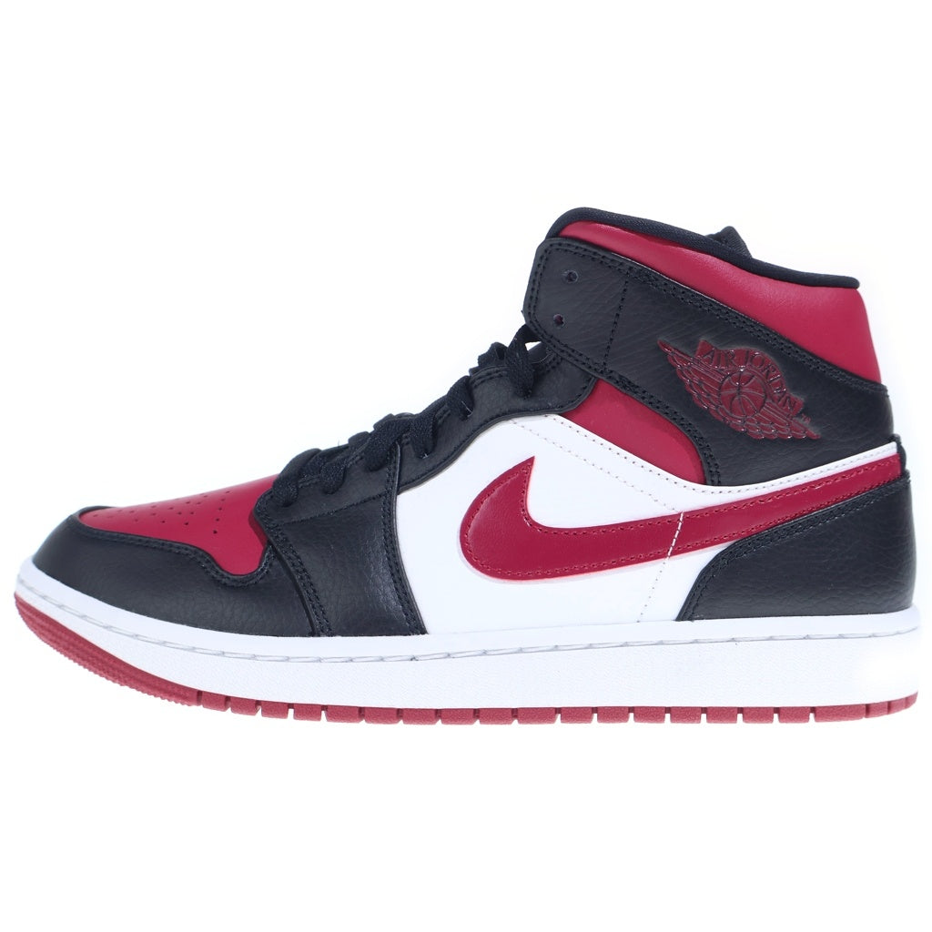 NIKE(ナイキ) AIR JORDAN 1 MID エアジョーダン ミッドカットスニーカー ボルドー US9/27cm 554724-066