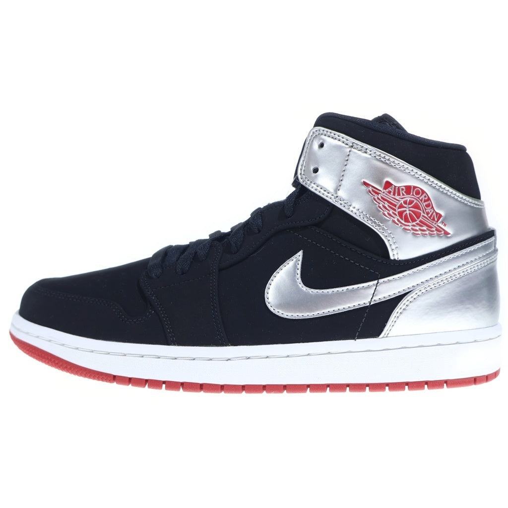 NIKE(ナイキ) AIR JORDAN 1 MID Johnny Kilroy 554724-057 エアジョーダン1 ミッド ジョニーキルロイ ミドルカットスニーカー シルバー/ブラック US9/27cm