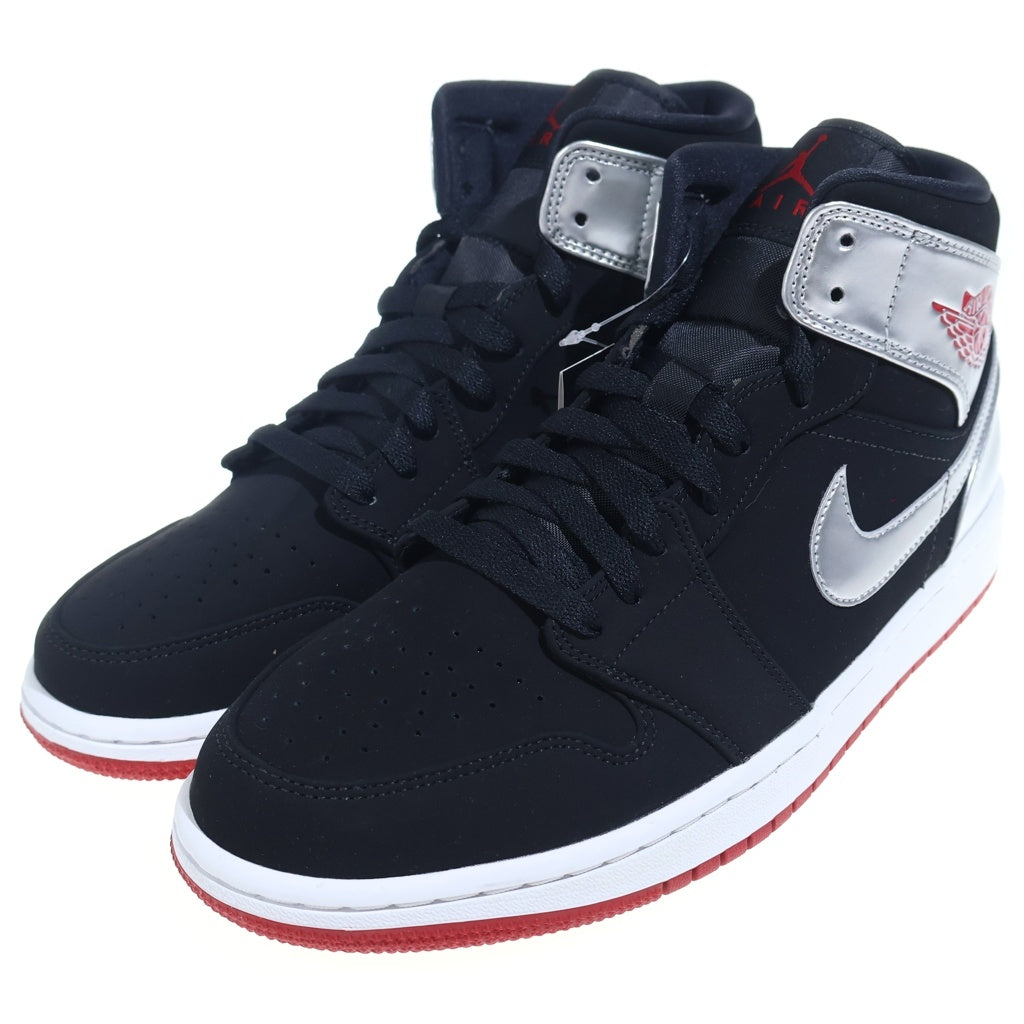 NIKE(ナイキ) AIR JORDAN 1 MID Johnny Kilroy 554724-057 エアジョーダン1 ミッド ジョニーキルロイ ミドルカットスニーカー シルバー/ブラック US9/27cm
