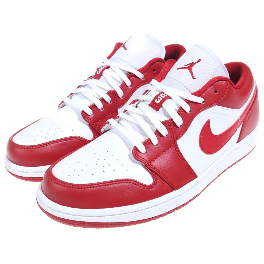 NIKE(ナイキ) AIR JORDAN 1 LOW Gym Red 553558-611 エアジョーダン1 ロー ジムレッド ローカットスニーカーシューズ レッド/ホワイト US9/27cm