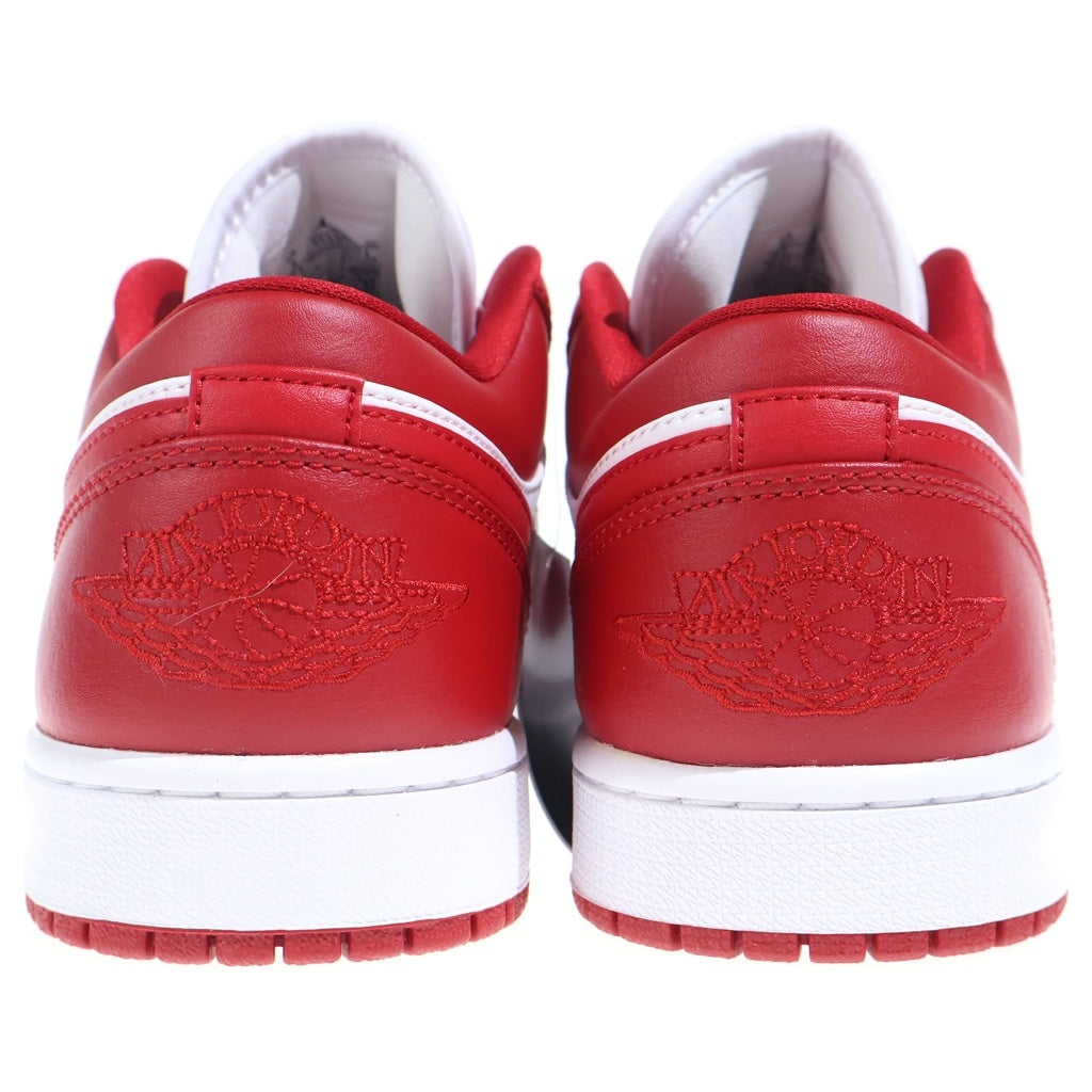 NIKE(ナイキ) AIR JORDAN 1 LOW Gym Red 553558-611 エアジョーダン1 ロー ジムレッド ローカットスニーカーシューズ レッド/ホワイト US9/27cm