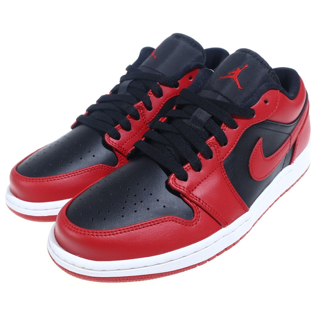NIKE(ナイキ) AIR JORDAN 1 LOW Gym Red 553558-611 エアジョーダン1 ロー ジムレッド ローカットスニーカーシューズ レッド/ブラック US9/27cm