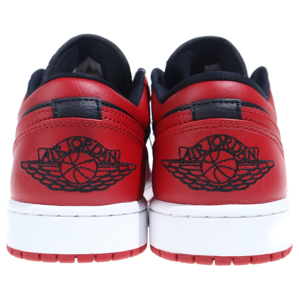 NIKE(ナイキ) AIR JORDAN 1 LOW Gym Red 553558-611 エアジョーダン1 ロー ジムレッド ローカットスニーカーシューズ レッド/ブラック US9/27cm