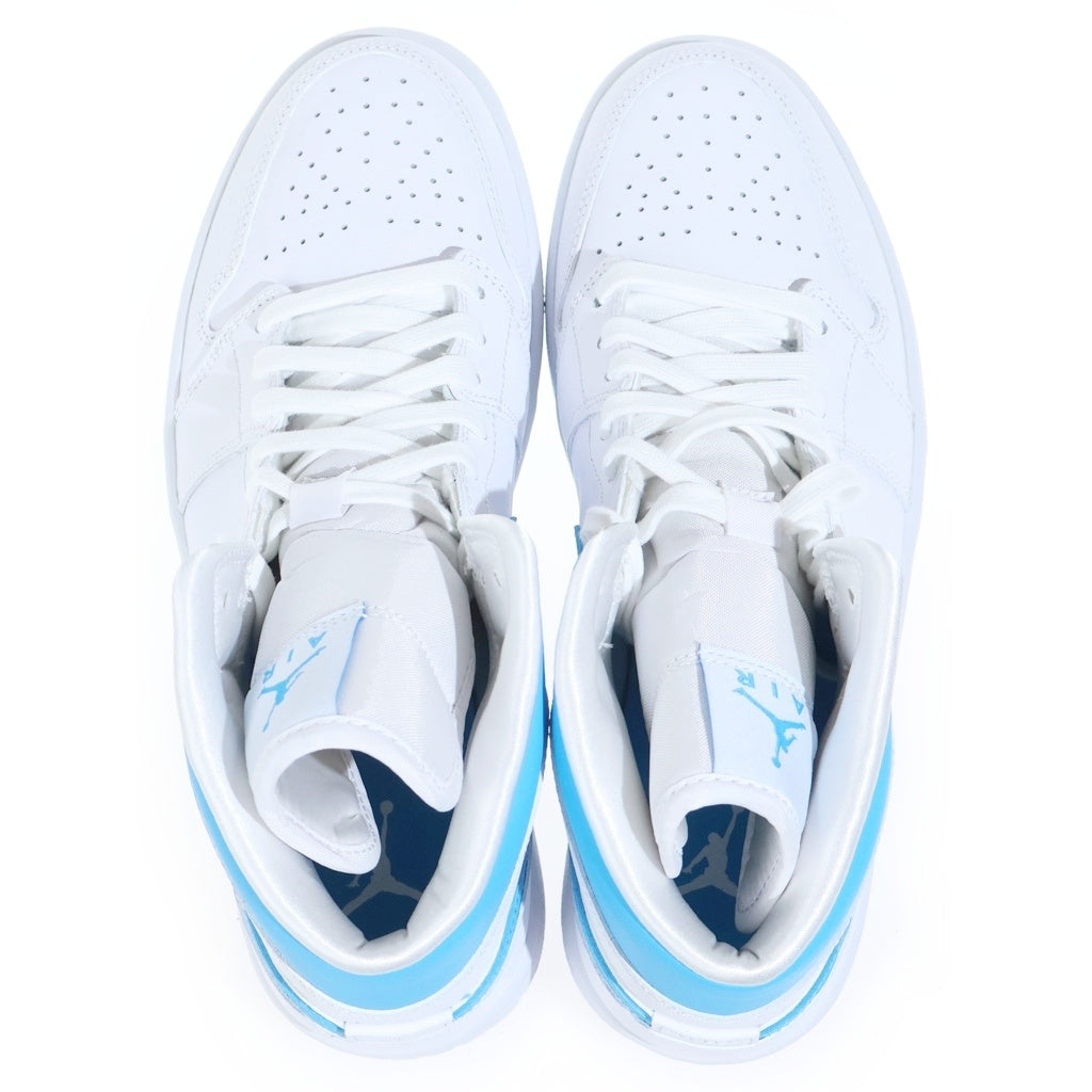 NIKE(ナイキ) WMNS AIR JORDAN 1 MID POWDERBLUE BQ6472-114 エアジョーダン 1 ミッド パウダーブルー ノースカロライナ ハイカットスニーカー US10/27cm