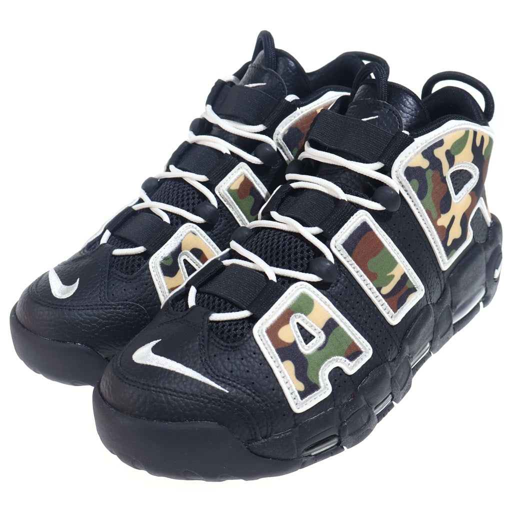 NIKE(ナイキ) AIR MORE UPTEMPO BLACK CAMO CJ6122-001 エアモアアップテンポ ブラックカモ ハイカットスニーカー ブラック US9/27cm