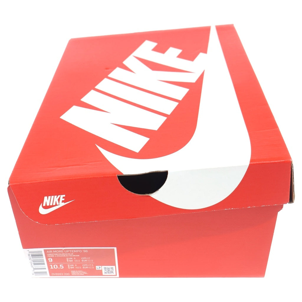 NIKE(ナイキ) AIR MORE UPTEMPO 96 LIMESTONE AND VALERIAN BLUE DV6993-200 エアモアアップテンポ ハイカットスニーカー ベージュ US9/27cm