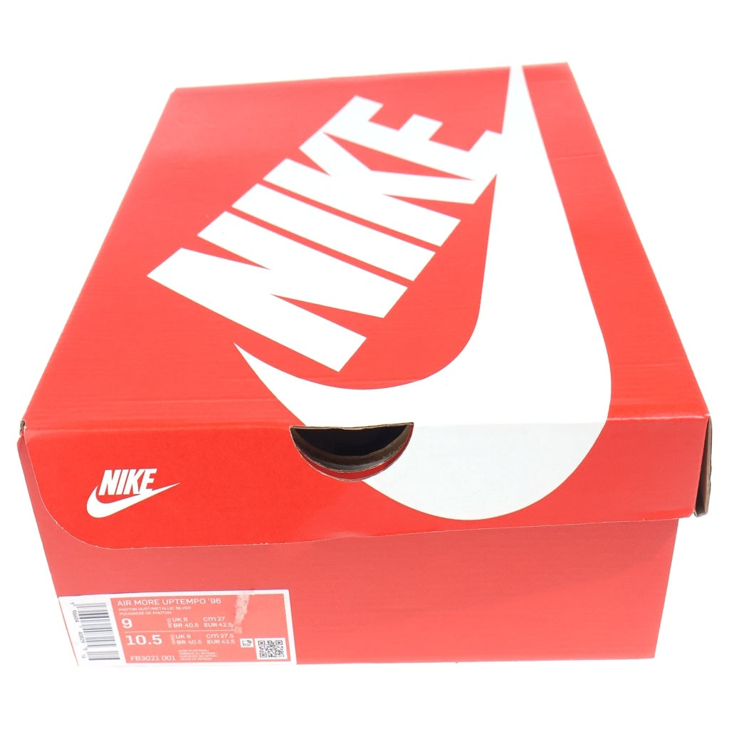NIKE(ナイキ) AIR MORE UPTEMPO 96 PHOTON DUST FB3021-001 エアモアアップテンポ 96 フォトンダスト ハイカットスニーカー ホワイト US9/27cm